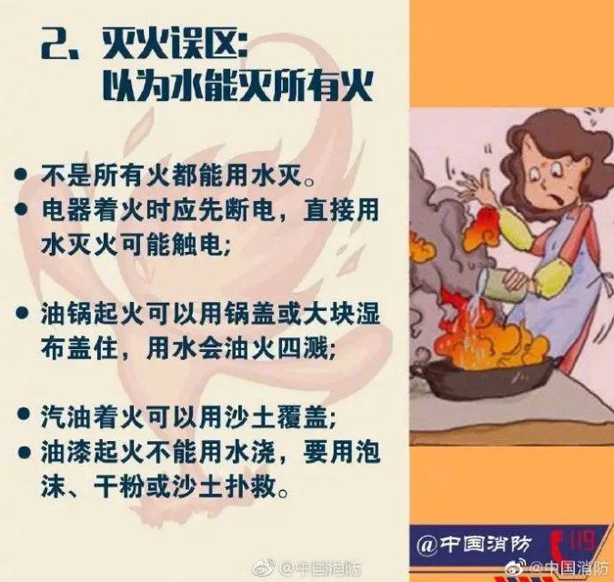 消防科普關于消防常識的八大誤區